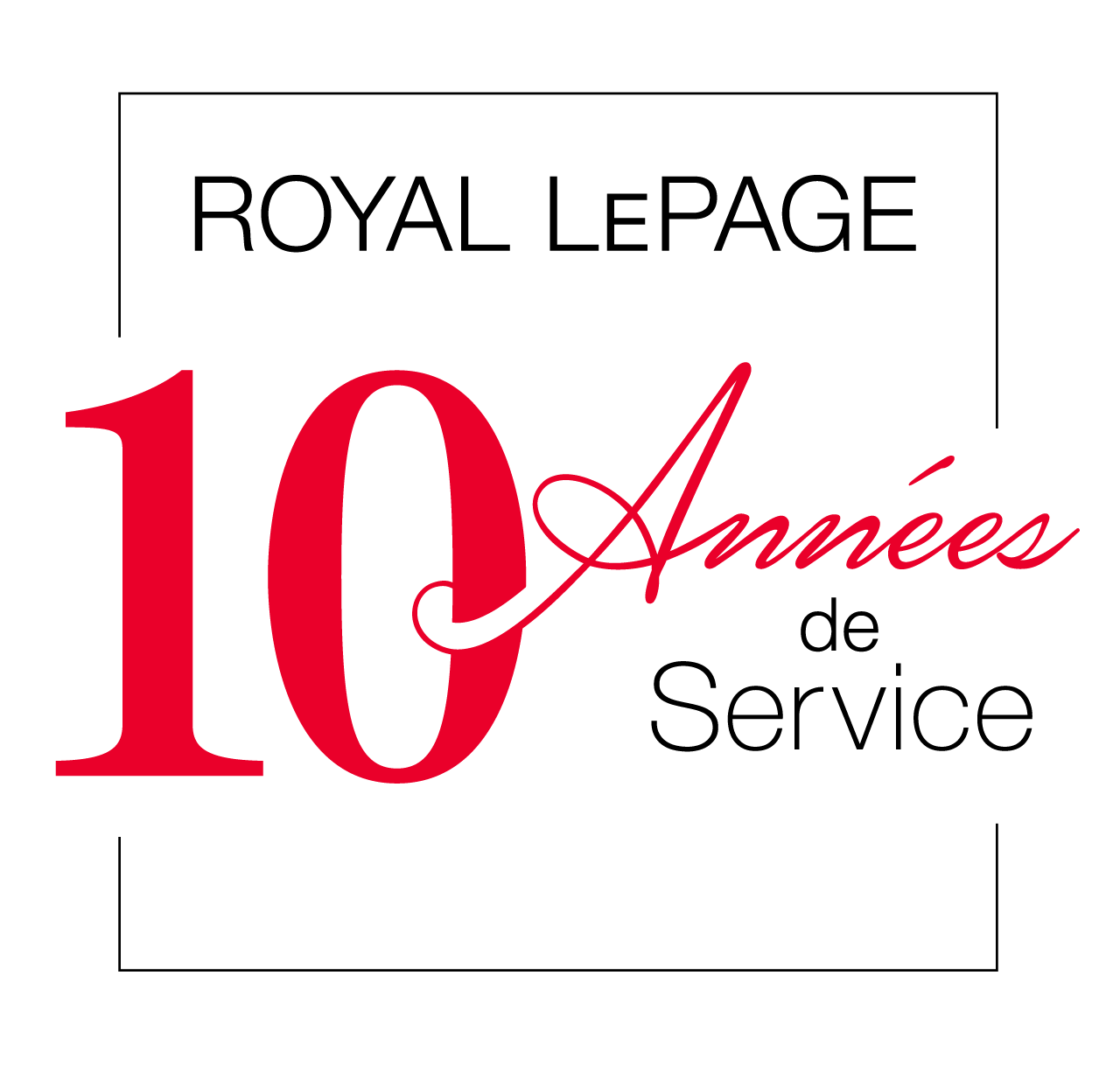 Years of Service - 10 Years