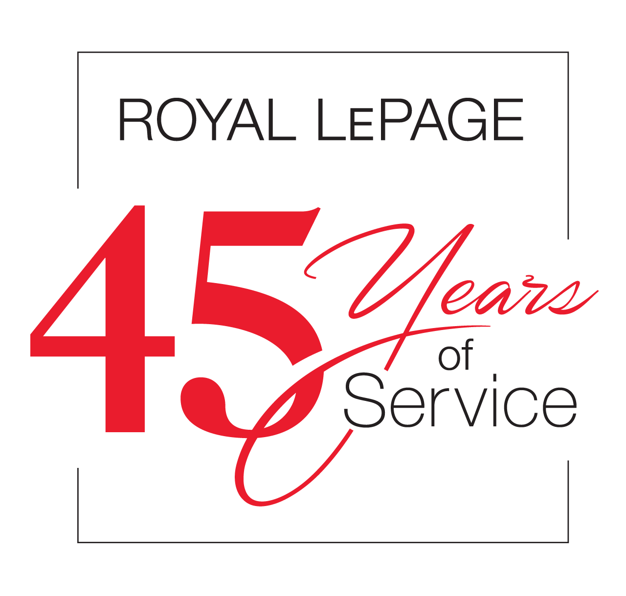 Years of Service - 45 Years